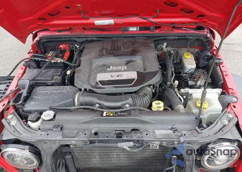 2017 Jeep Wrangler Willy Wheeler 4X4 из США, поврежденный, VIN 1C4AJWAG9HL664002